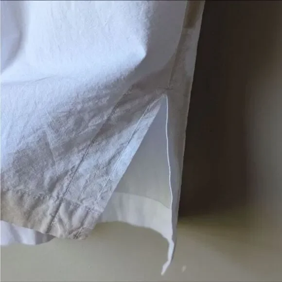 Madewell Signature Poplin Short Sleeve Button Down Shirt Size Small Cotton - Picture 6 of 10